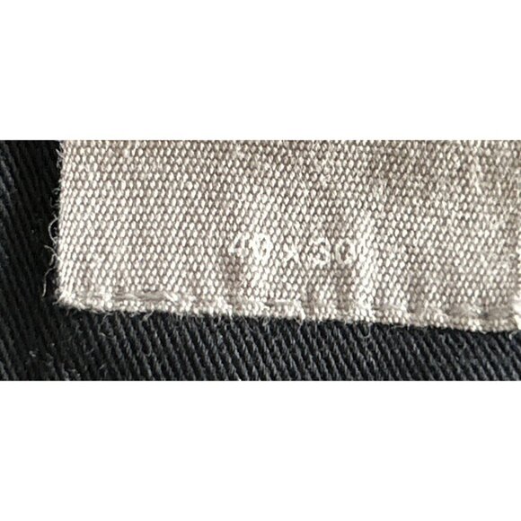 EVERLANE Men's Size 40/30 Slim Fit Black Trousers Pants Cotton Strait Leg - Picture 9 of 9